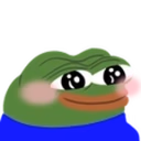 peepoBlush Twitch emote