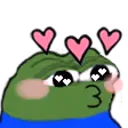 peepoKiss Twitch emote