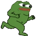 peepoRun Twitch emote