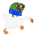 peepoShortOnAGoose Twitch emote