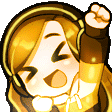 pokiGoldCheer Twitch emote