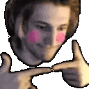xqcFlushed Twitch emote